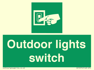 Outdoor lights switch